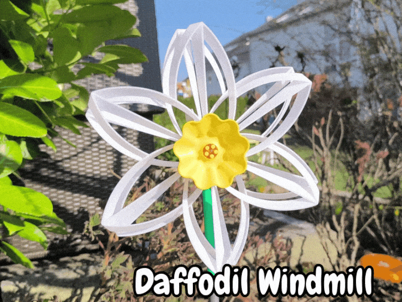 Garden Spinner - Daffodil